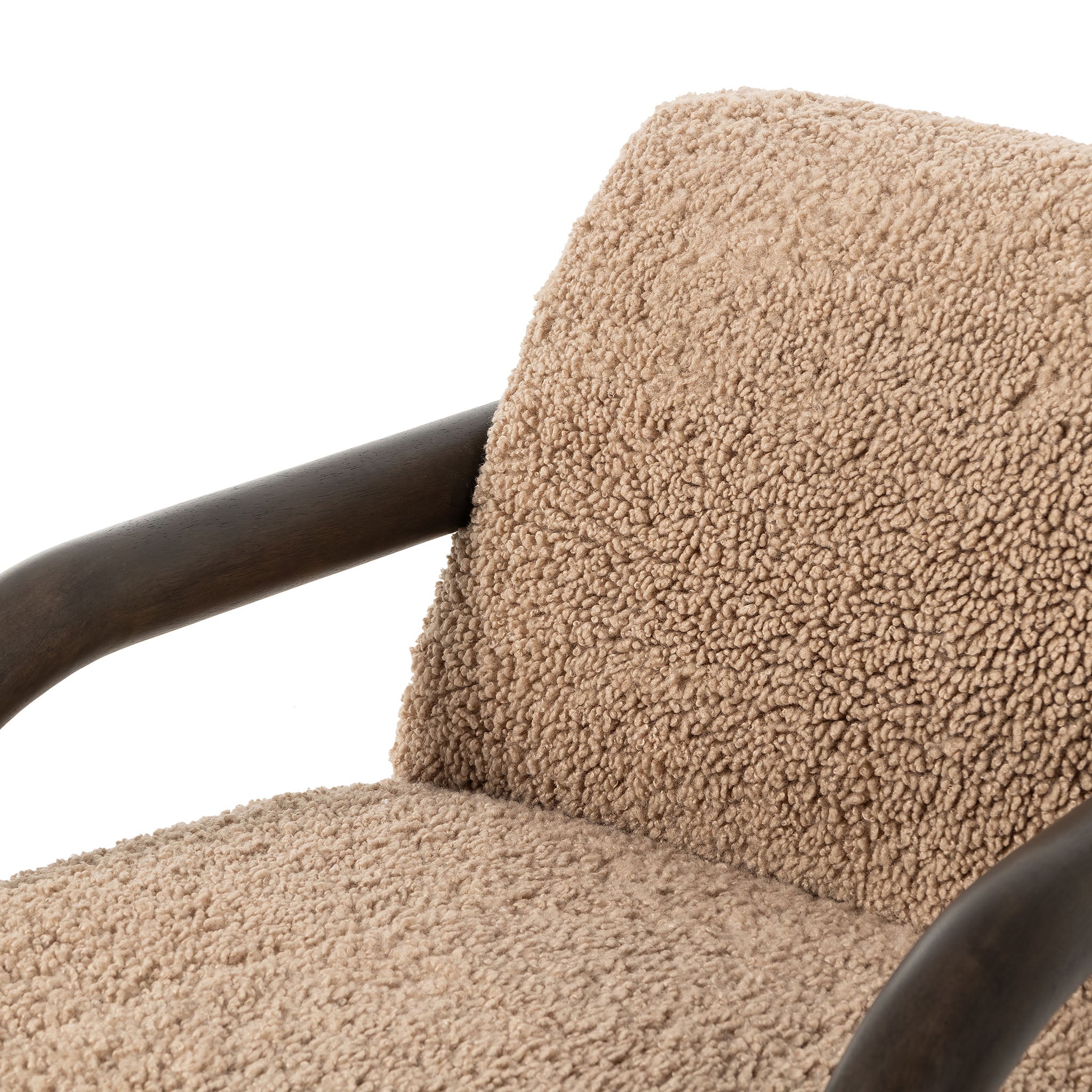 Fauteuil Aniston Four Hands couleur Andes Toast