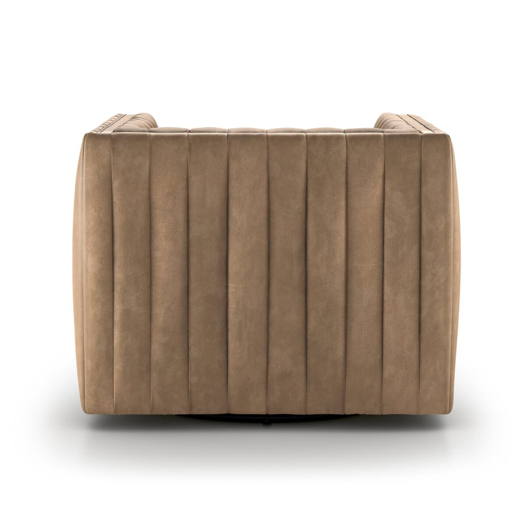 Fauteuil pivotant Augustine Four Hands en coloris Palermo Drift