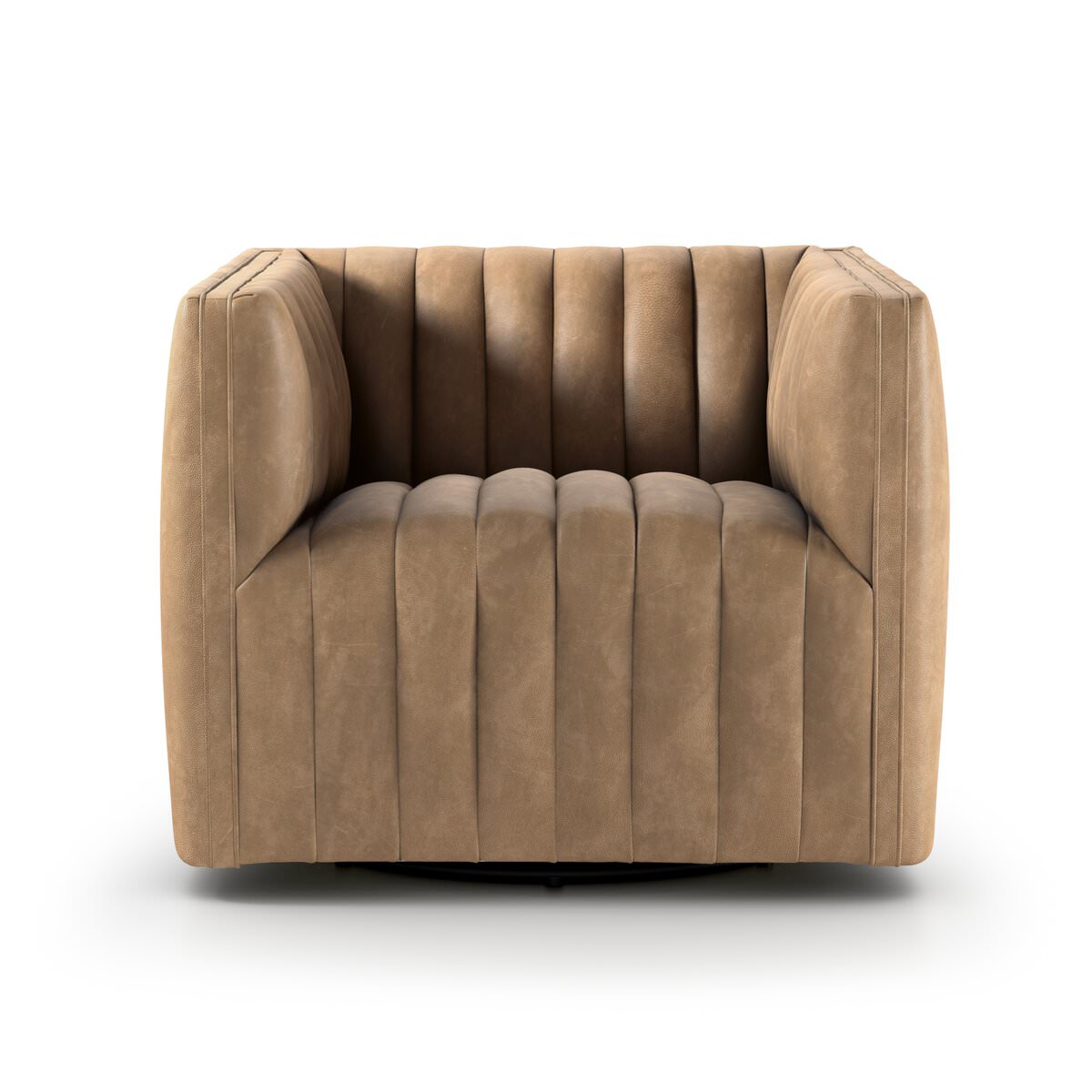 Fauteuil pivotant Augustine Four Hands en coloris Palermo Drift