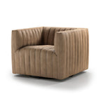 Fauteuil pivotant Augustine Four Hands en coloris Palermo Drift