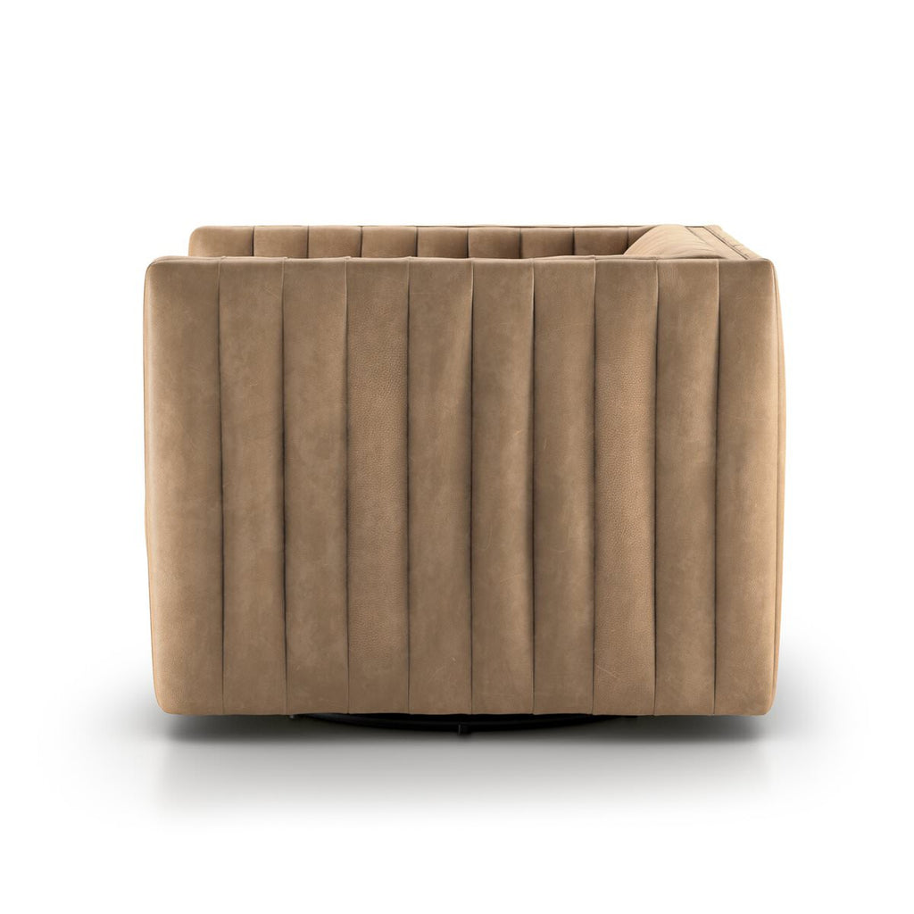 Fauteuil pivotant Augustine Four Hands en coloris Palermo Drift