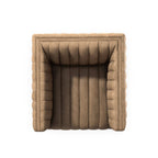 Fauteuil pivotant Augustine Four Hands en coloris Palermo Drift