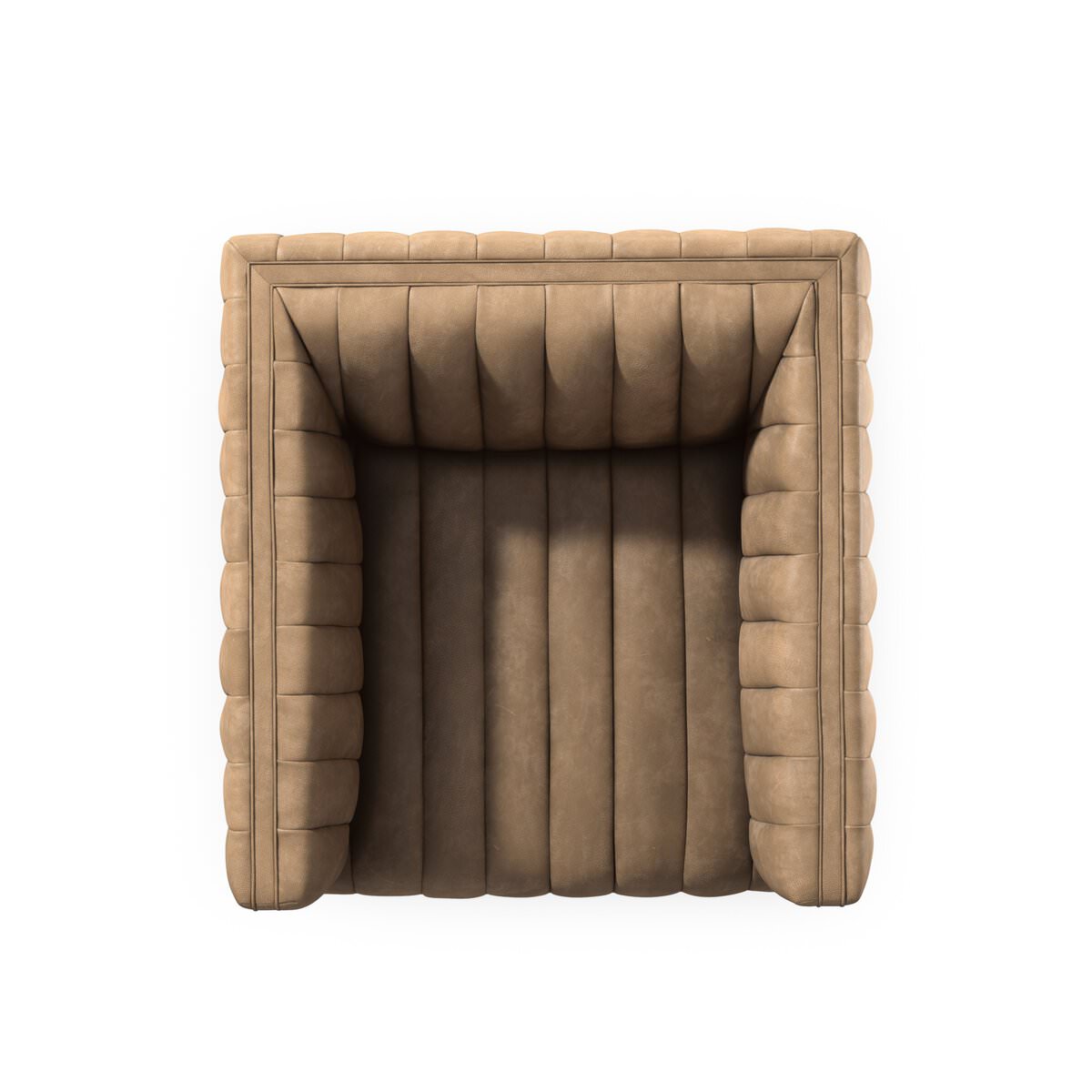 Fauteuil pivotant Augustine Four Hands en coloris Palermo Drift