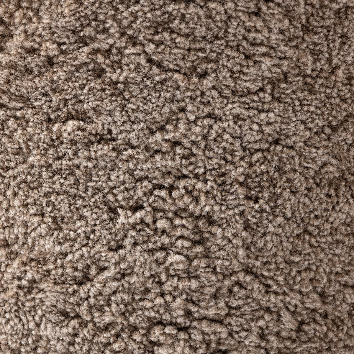 Fauteuil pivotant Four Hands Aurora en peau de mouton retournée taupe