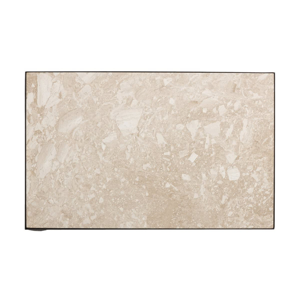 Table de chevet Babylon de Four Hands en métal martelé