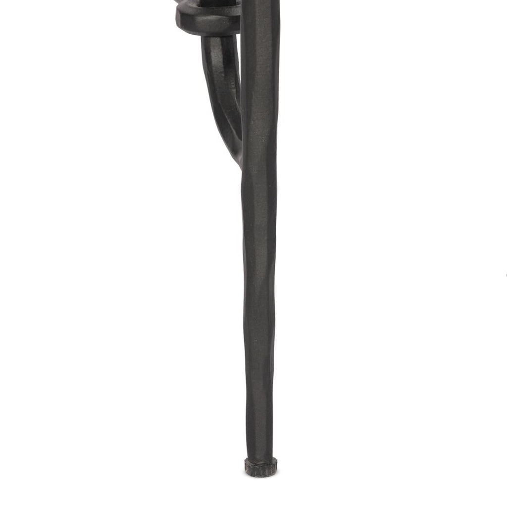 Table d'appoint Babylon Small de Four Hands, finition canon de fusil martelé