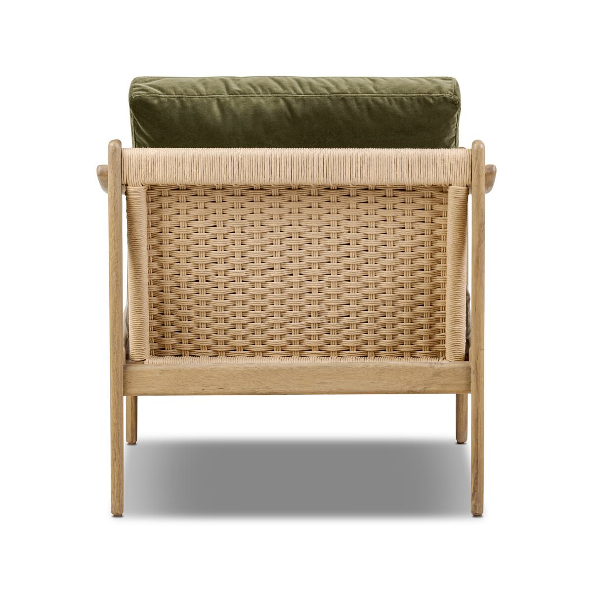 Fauteuil Barwin Four Hands couleur olive du Surrey 