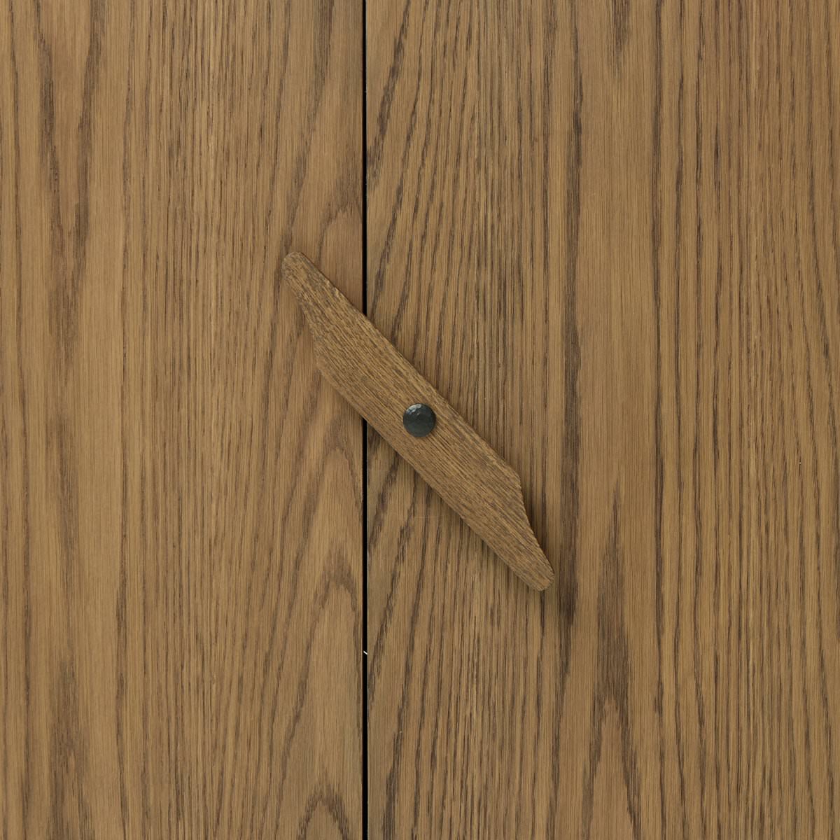 Meuble TV Bedford de Four Hands en placage chêne naturel chaleureux