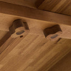 Table de salle à manger ovale extensible Four Hands Blinn 88-127 en placage chêne vieilli