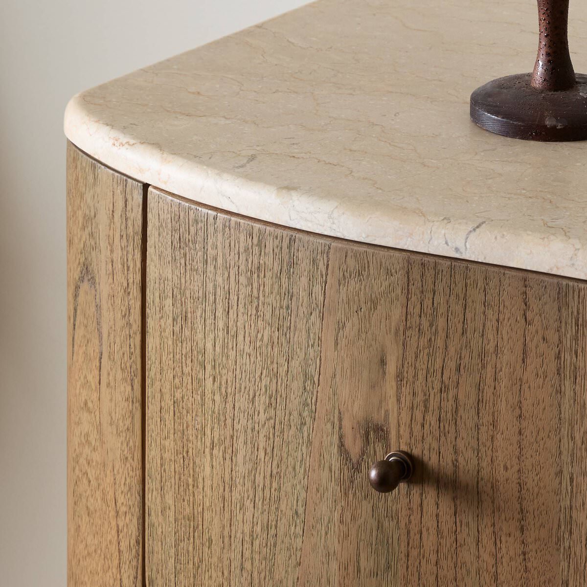 Commode à 6 tiroirs Four Hands Boa en placage Sandy Mindi