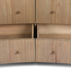 Commode à 6 tiroirs Four Hands Boa en placage Sandy Mindi