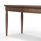 Bureau à façade bombée Four Hands en placage de chêne flotté