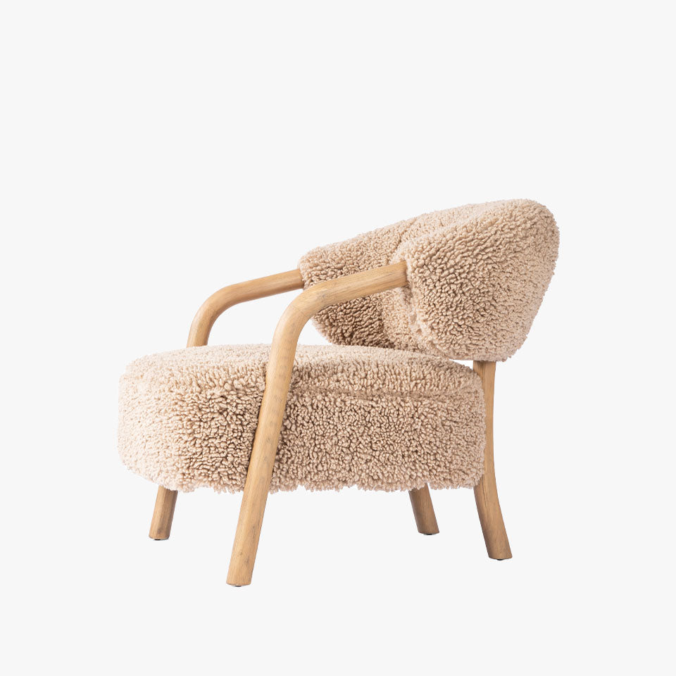 Fauteuil Brodie Four Hands en Andes Toast