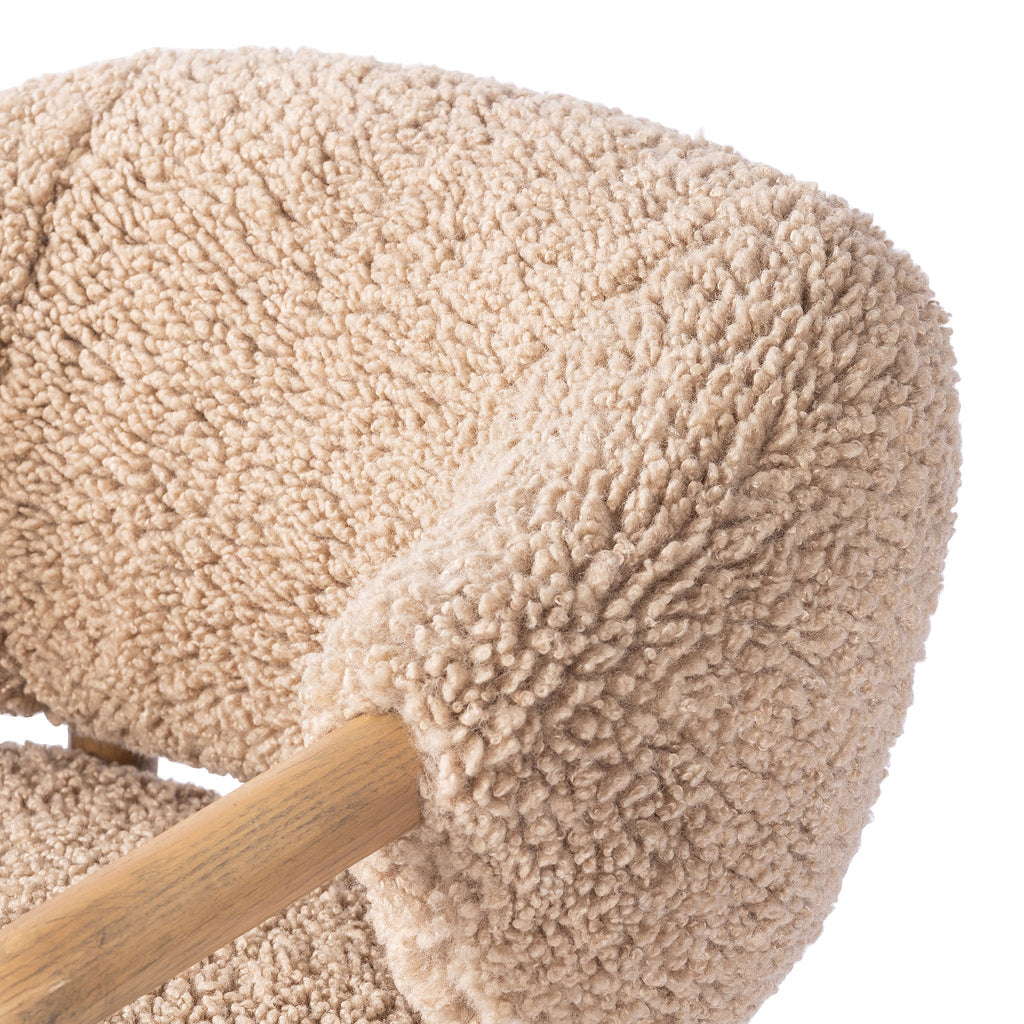 Fauteuil Brodie Four Hands en Andes Toast