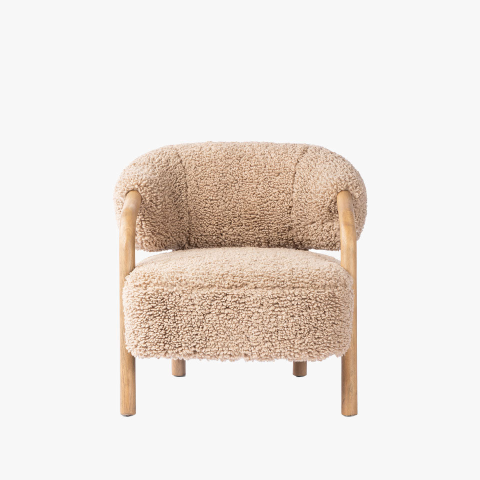 Fauteuil Brodie Four Hands en Andes Toast