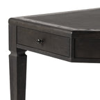 Bureau Claude Four Hands en placage de chêne noir vieilli