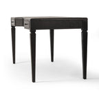 Bureau Claude Four Hands en placage de chêne noir vieilli