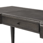 Bureau Claude Four Hands en placage de chêne noir vieilli