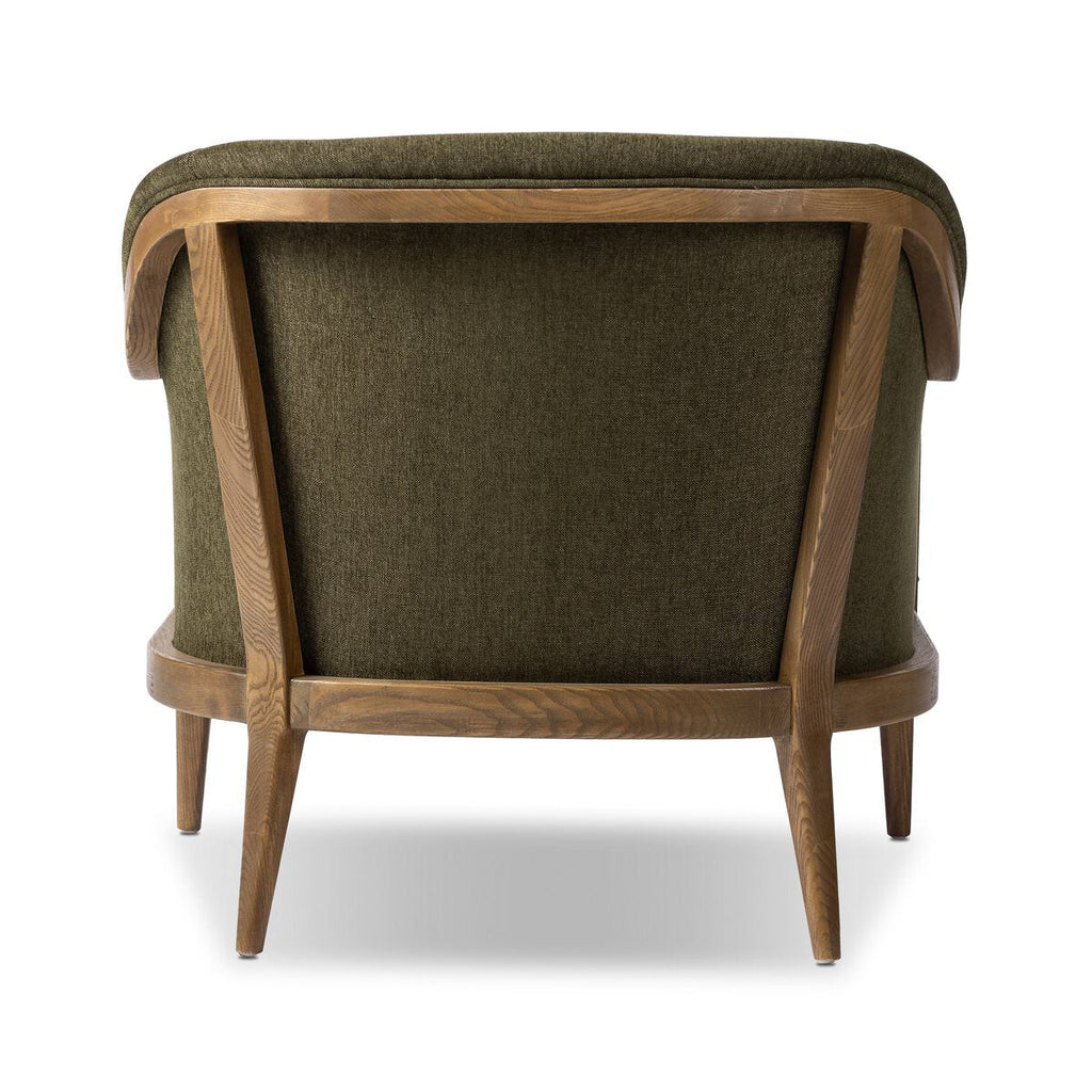 Fauteuil Colston Four Hands couleur Sutton Olive 