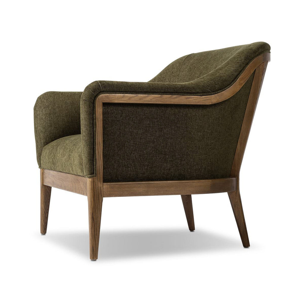 Fauteuil Colston Four Hands couleur Sutton Olive 