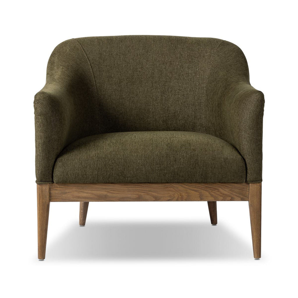 Fauteuil Colston Four Hands couleur Sutton Olive 