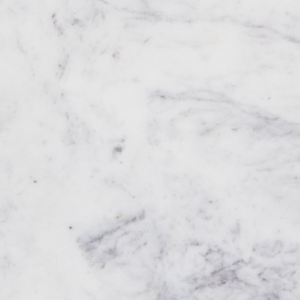 Table d'appoint Four Hands Cyprus en marbre blanc massif veiné