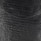 Console en verre moulé Dalston de Four Hands, finition verre moulé noir fumé