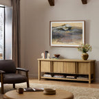 Meuble TV Dalton de Four Hands en placage chêne naturel vieilli