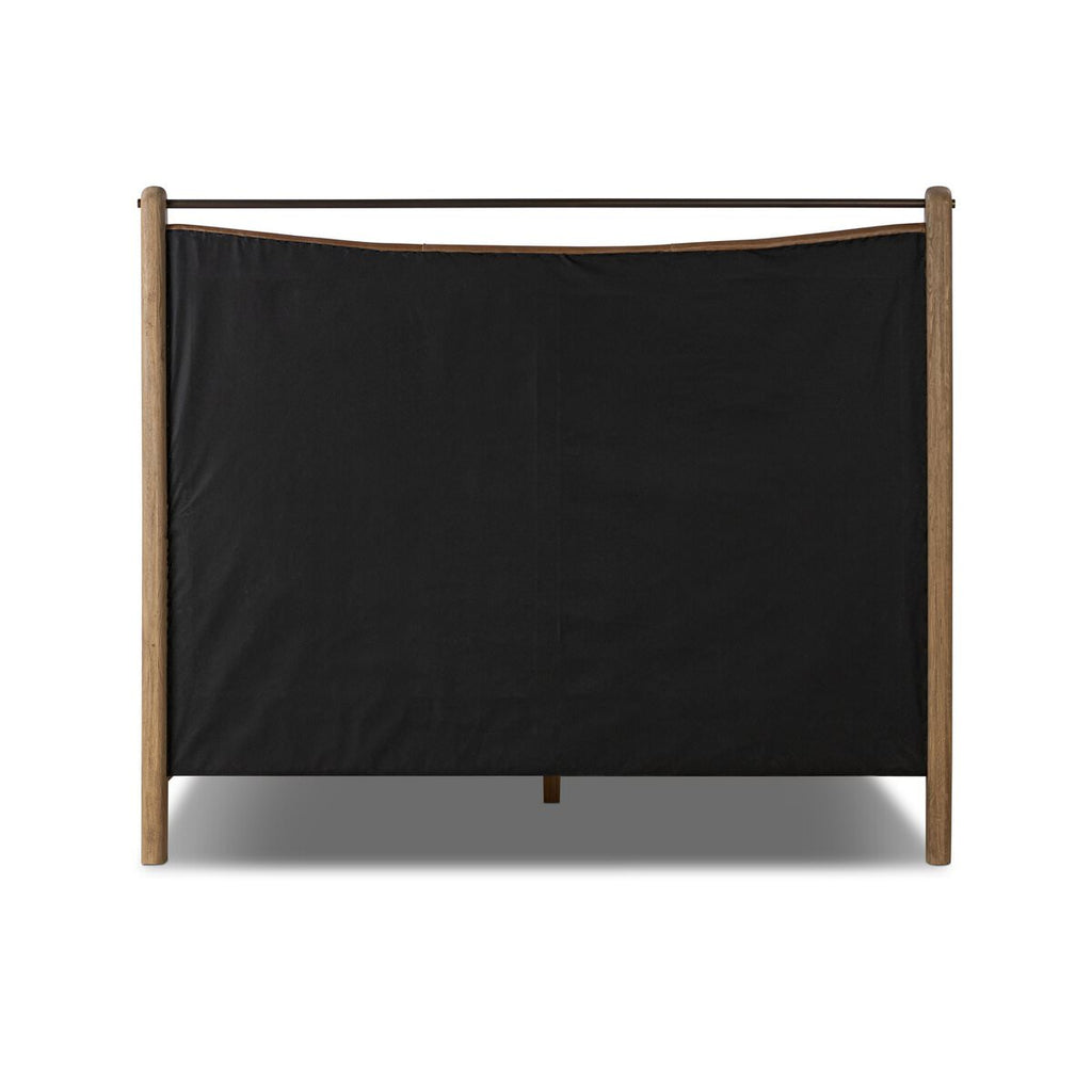 Lit Dina Four Hands en châtaignier Sonoma, format Queen