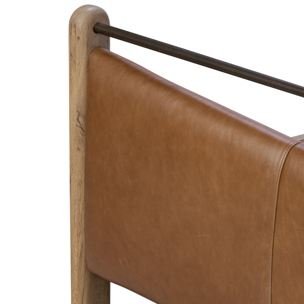 Lit Dina Four Hands en châtaignier Sonoma, format Queen