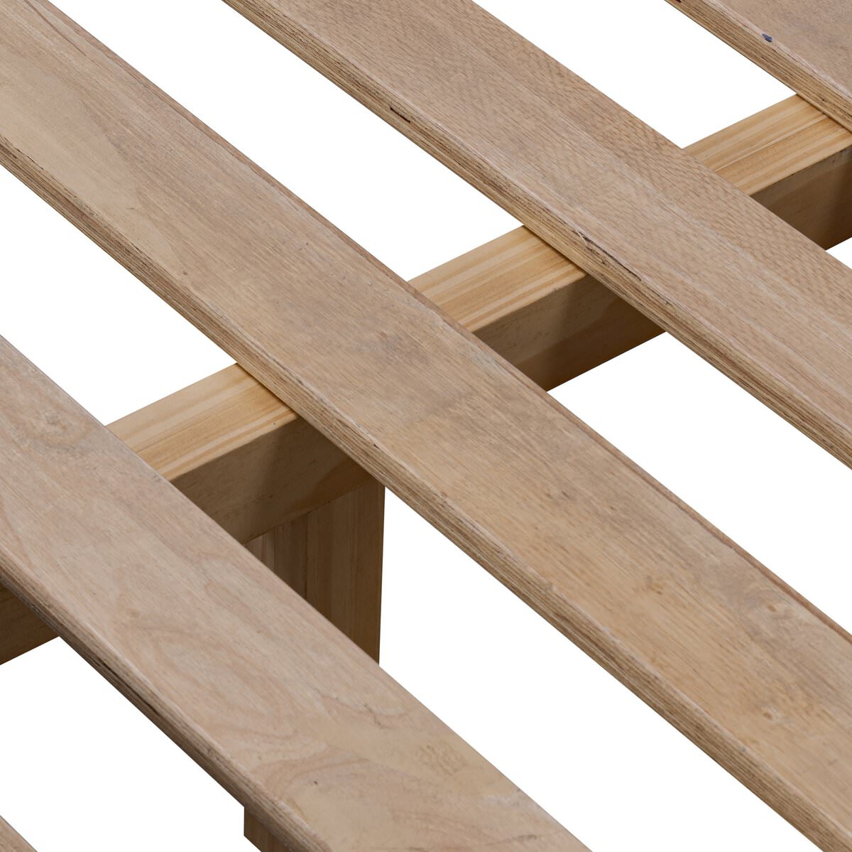 Lit Dina Four Hands en châtaignier de Sonoma, King