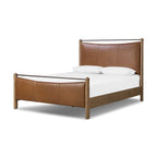 Lit Dina Four Hands en châtaignier Sonoma, format Queen