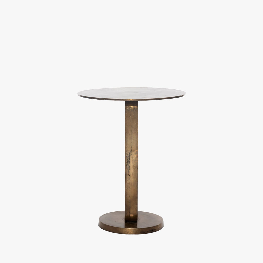 Table d'appoint Douglas Four Hands en bronze vieilli