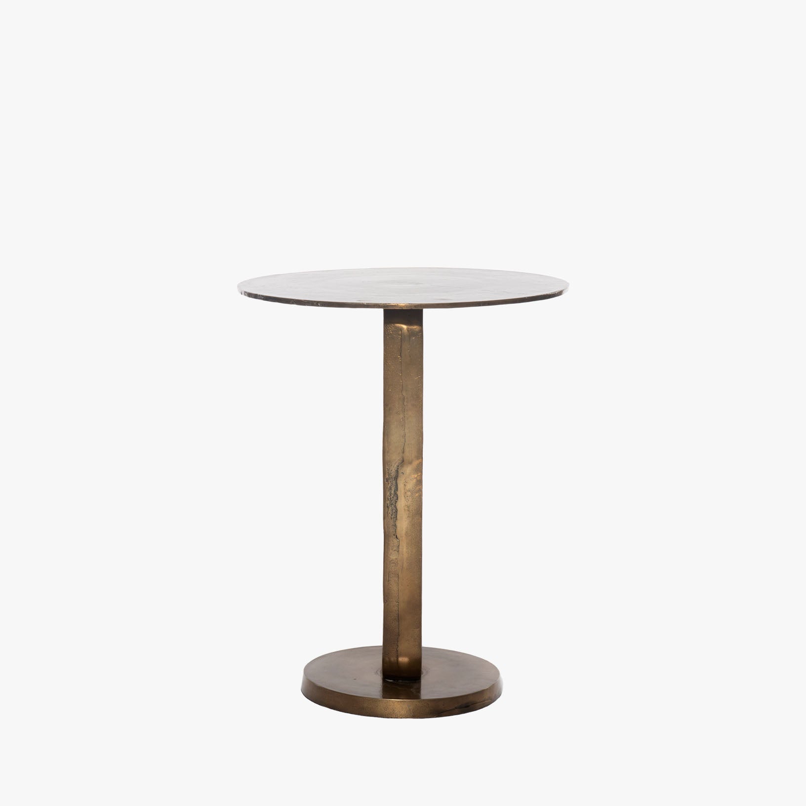 Table d'appoint Douglas Four Hands en bronze vieilli