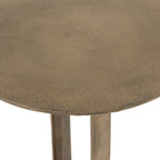 Table d'appoint Douglas Four Hands en bronze vieilli