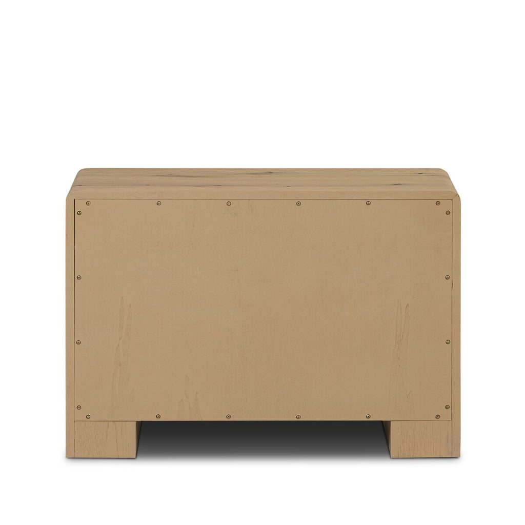 Table de chevet Four Hands Eden en placage de chêne fumé vieilli