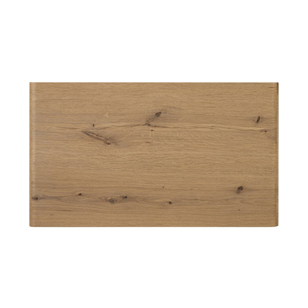 Table de chevet Four Hands Eden en placage de chêne fumé vieilli