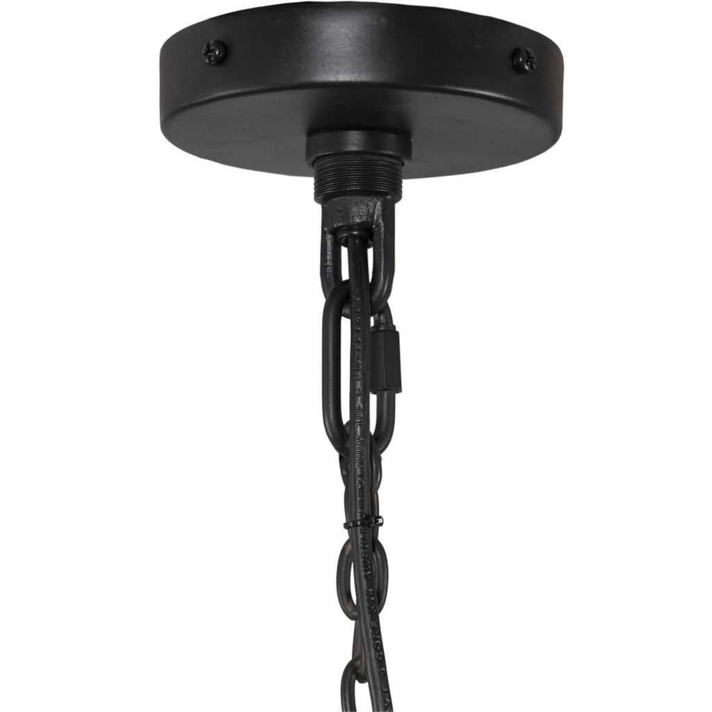 Lustre Edlyn à quatre bras en fer vieilli