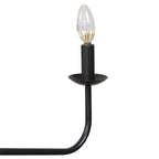 Lustre Edlyn à quatre bras en fer vieilli