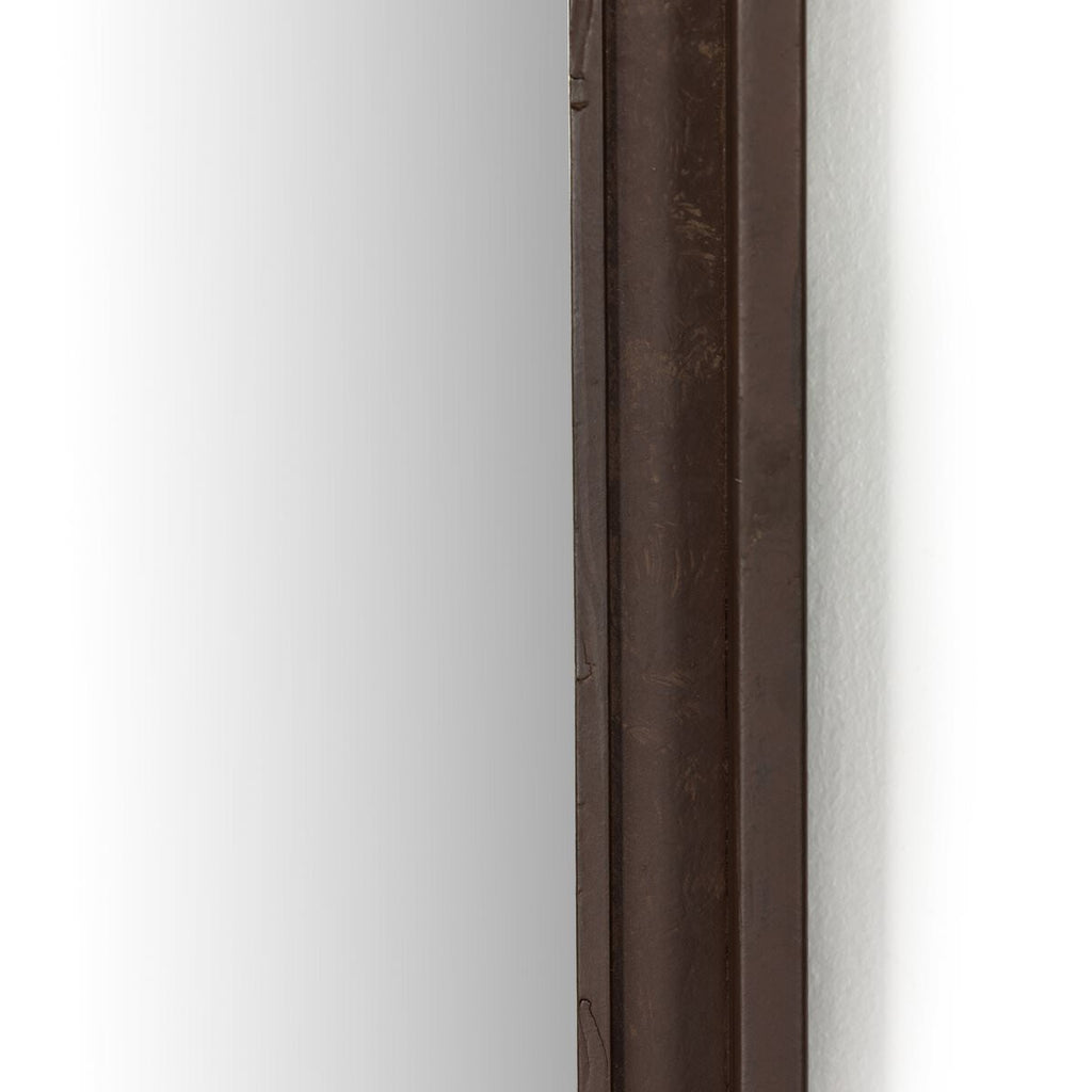 Miroir Effie à quatre mains en fer rustique