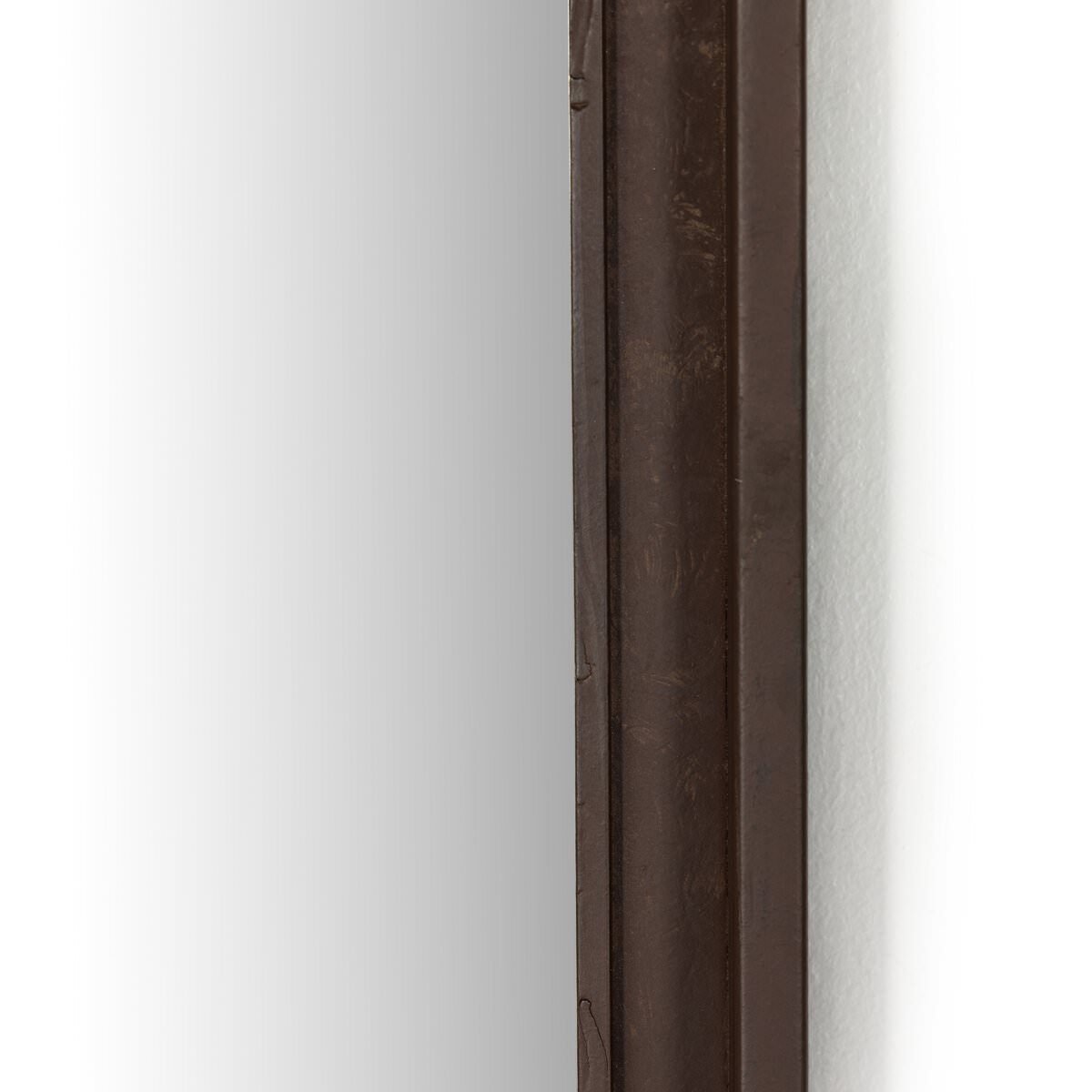 Miroir Effie à quatre mains en fer rustique