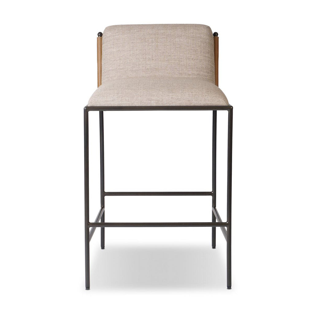Tabouret de bar Four Hands Elba couleur blé Alcala