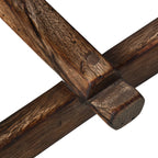 Table d'appoint Four Hands Elio en chêne blanchi brûlé