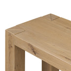 Console Four Hands Emmer en chêne fumé vieilli