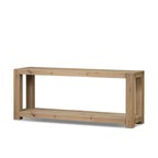 Console Four Hands Emmer en chêne fumé vieilli