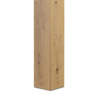 Table de salle à manger Four Hands Emmer en chêne fumé vieilli