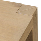 Table d'appoint Four Hands Emmer en chêne fumé vieilli