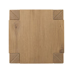 Table d'appoint Four Hands Emmer en chêne fumé vieilli