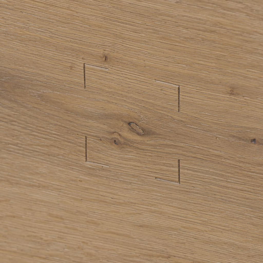 Table de chevet Four Hands Emmer en chêne fumé vieilli