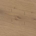 Table de chevet Four Hands Emmer en chêne fumé vieilli